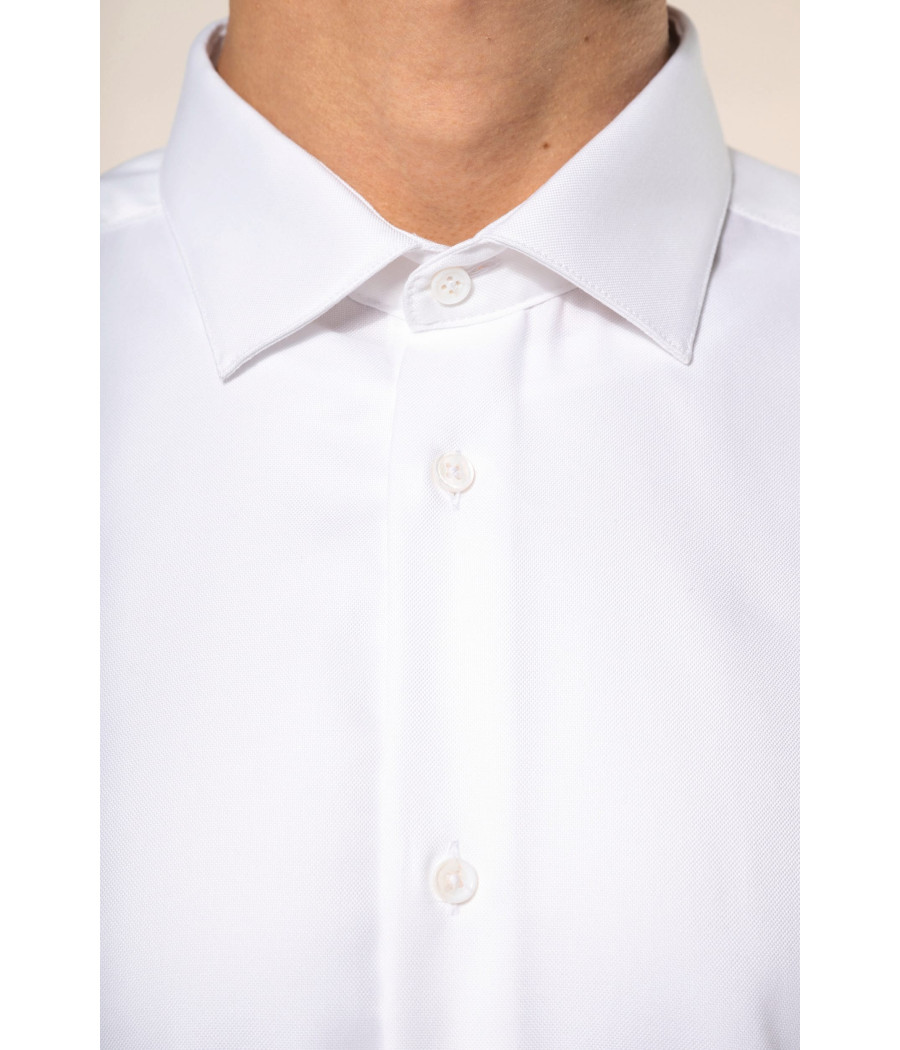 Chemise Oxford pinpoint manches longues homme