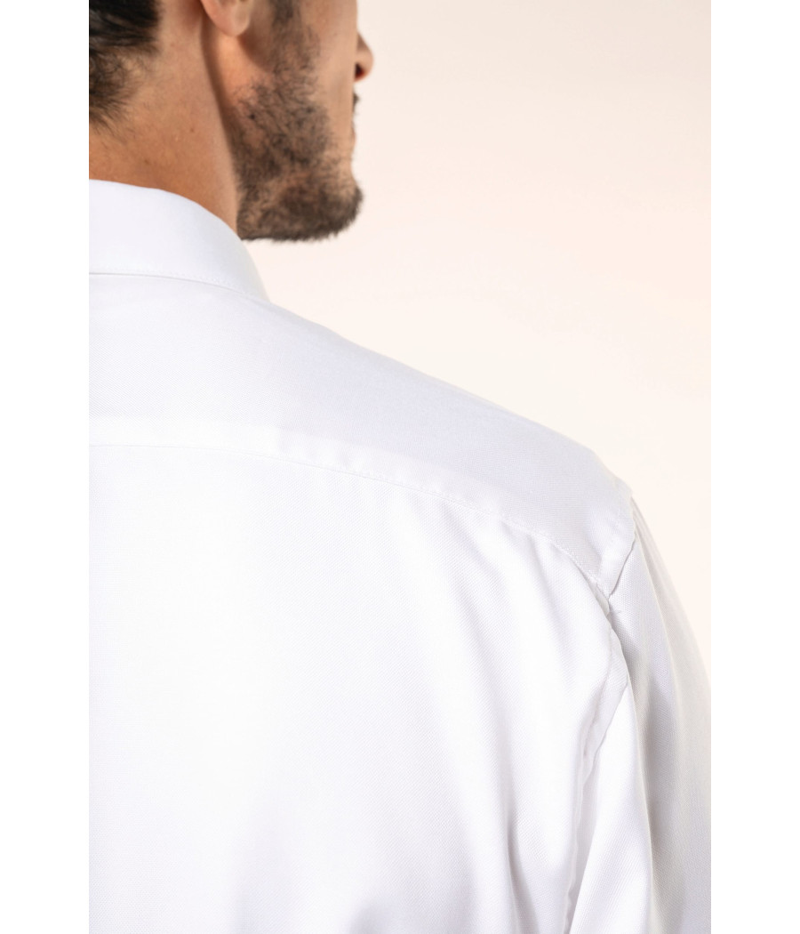 Chemise Oxford pinpoint manches longues homme