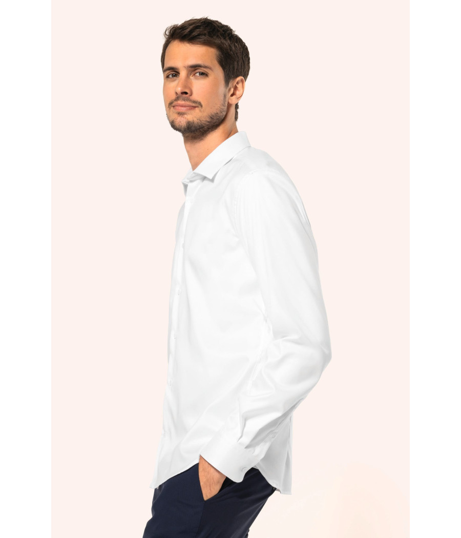 Chemise Oxford pinpoint manches longues homme
