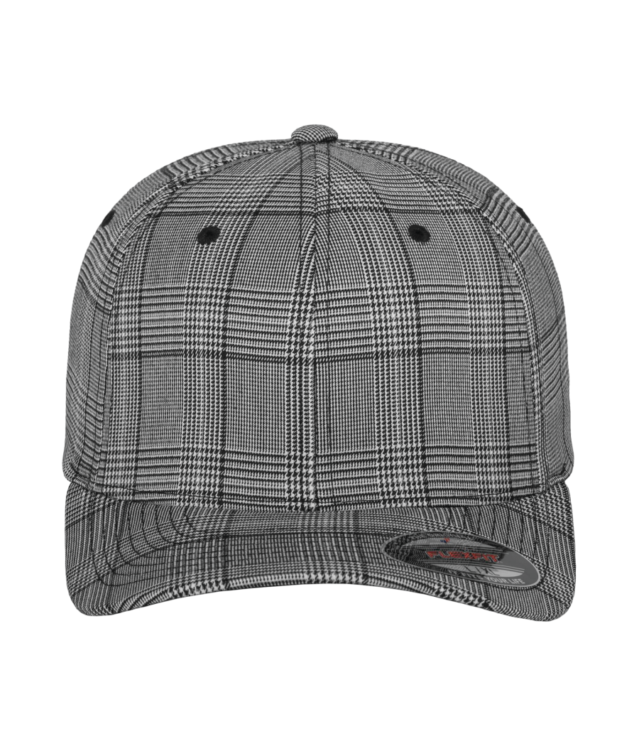 Casquette motif prince de galles