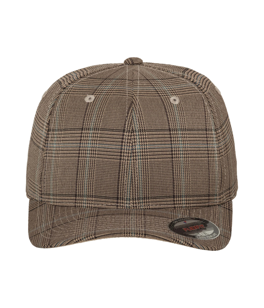 Casquette motif prince de galles
