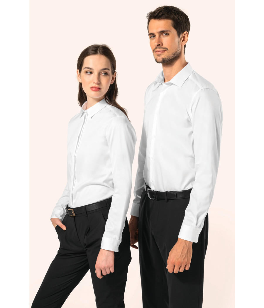 Chemise twill manches longues homme