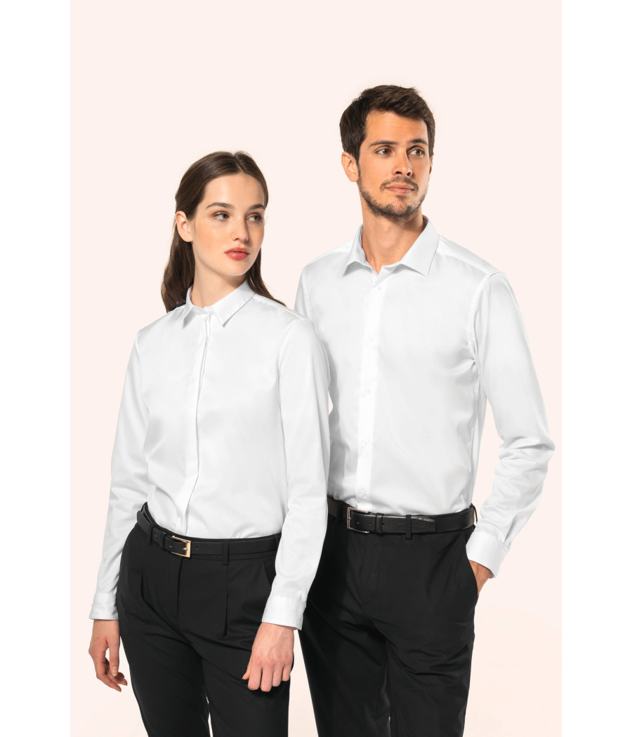 Chemise twill manches longues homme