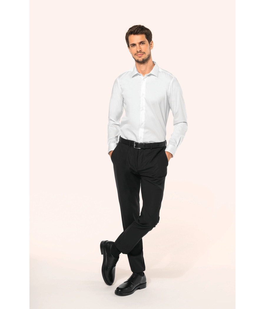 Chemise twill manches longues homme
