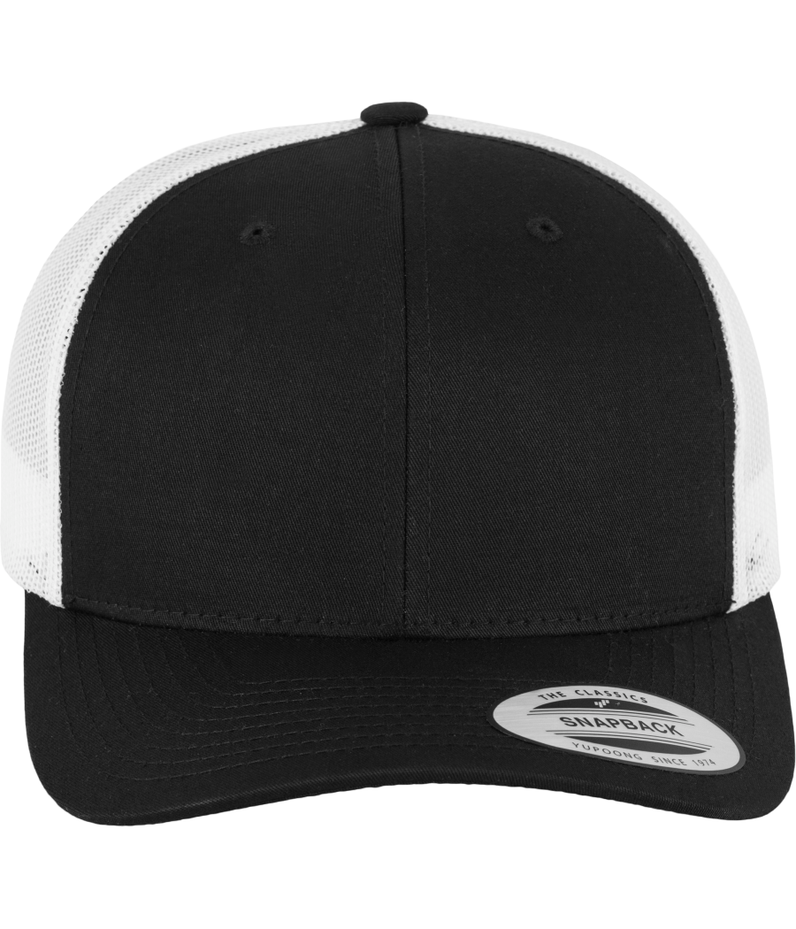Casquette retro trucker bicolore