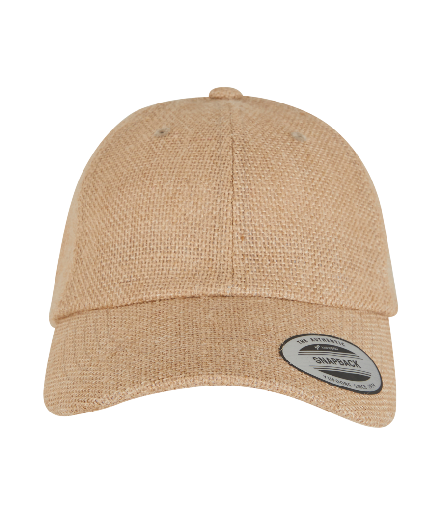 Casquette Dad en jute unisexe