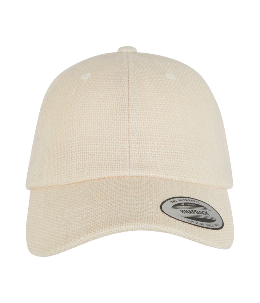 Casquette Dad en jute unisexe