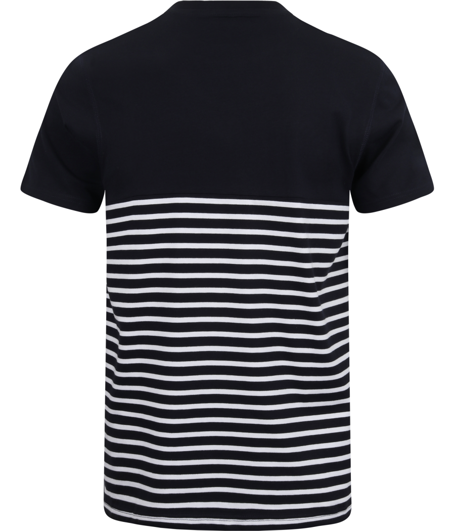 T-shirt breton à manches courtes