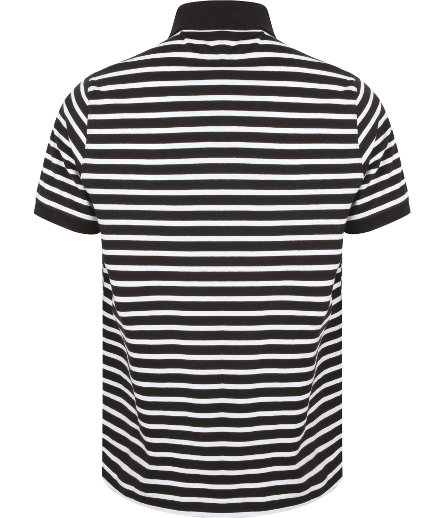 Polo jersey à rayures