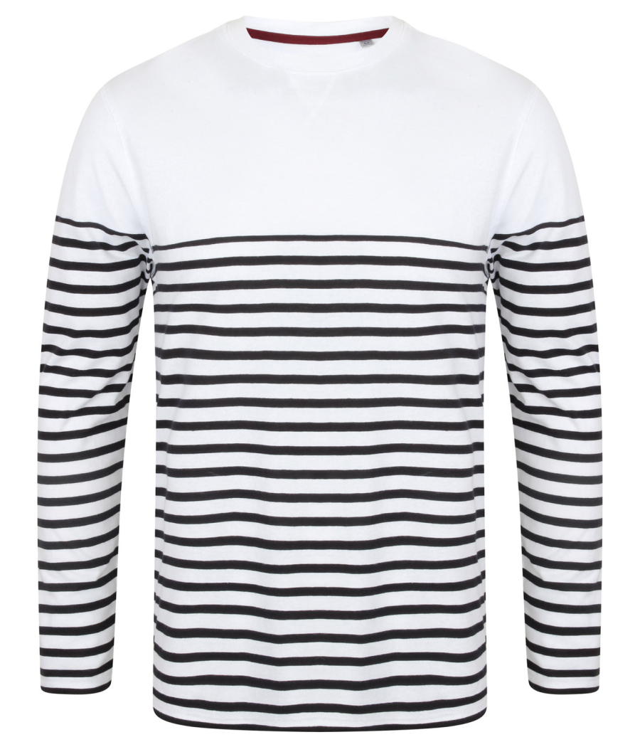 T-shirt breton à manches longues