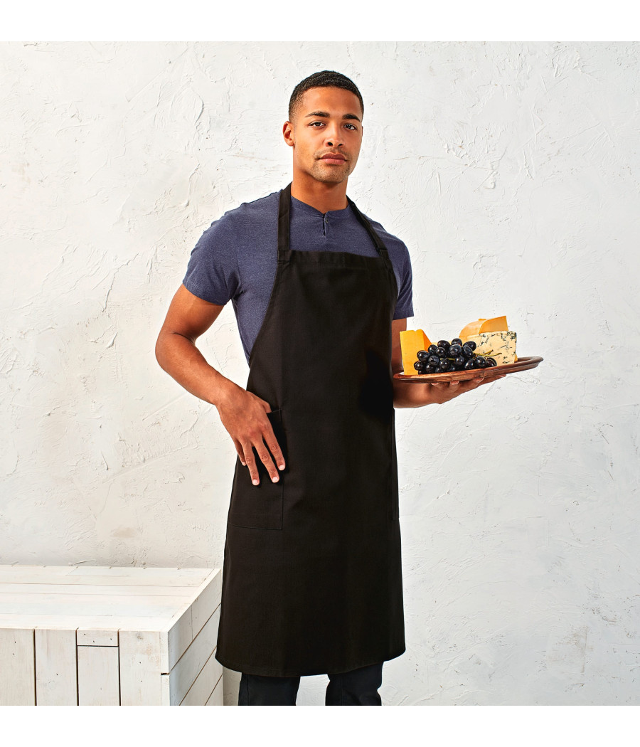 Tablier à bavette recyclé et biologique