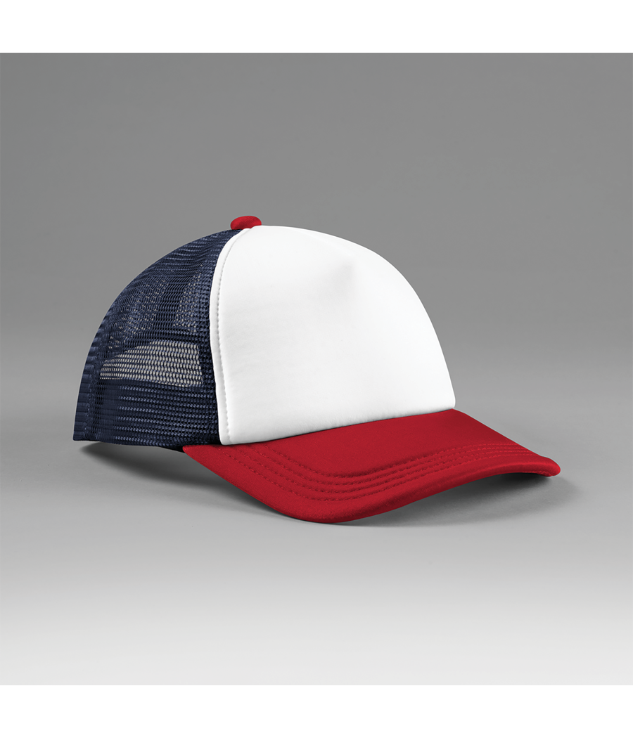 Casquette trucker 5 panneaux multicolor