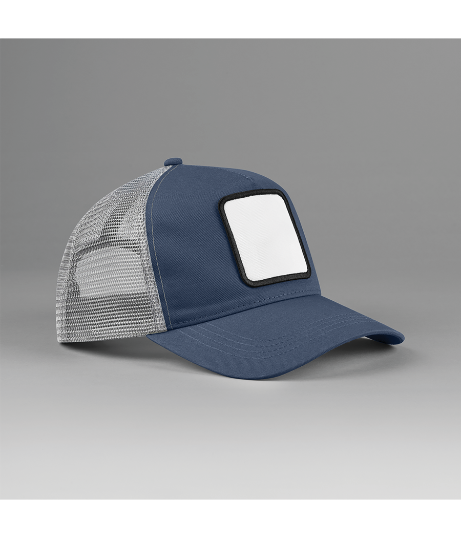 Casquette trucker 5 panneaux avec patch carré