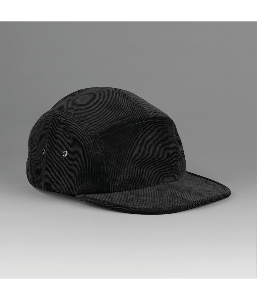 Casquette campeur 5 panneaux en velours