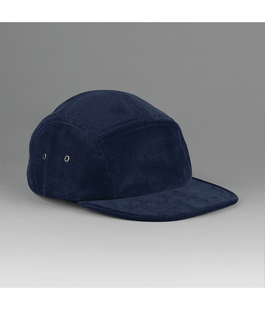 Casquette campeur 5 panneaux en velours