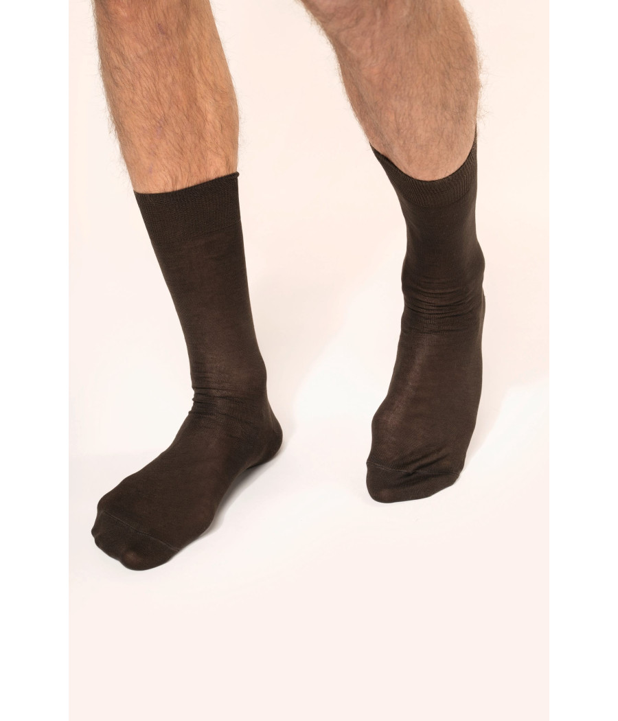 Chaussettes jersey coton fil d'Écosse homme