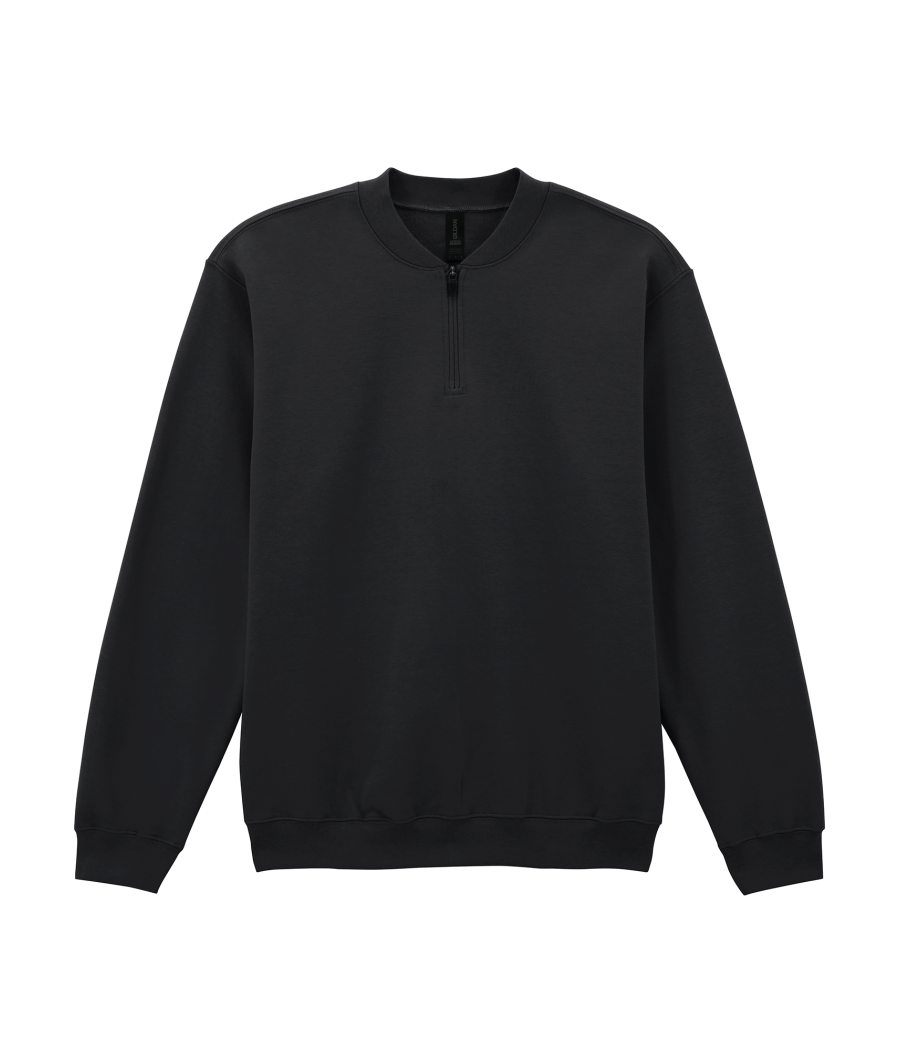 Sweat-shirt en molleton 1/4 zip