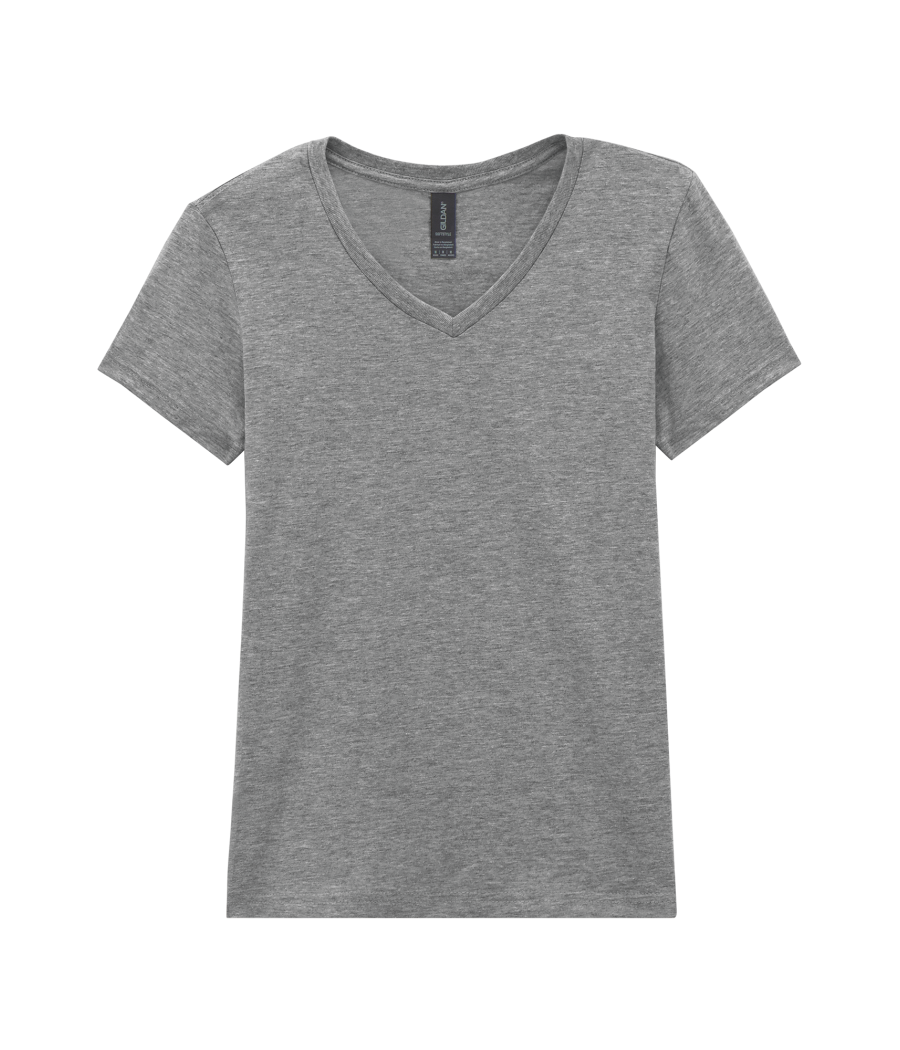 T-shirt femme col v Softstyle
