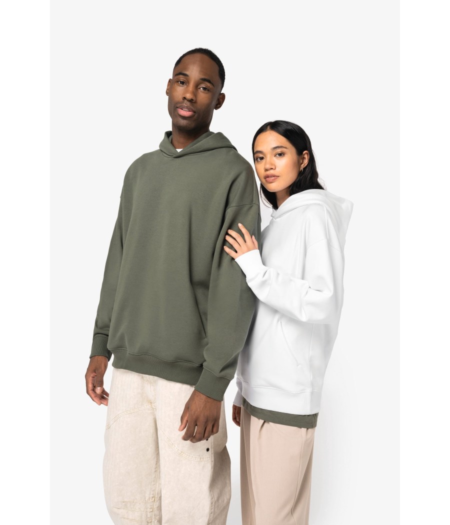Sweat-shirt écoresponsable à capuche oversize unisexe
