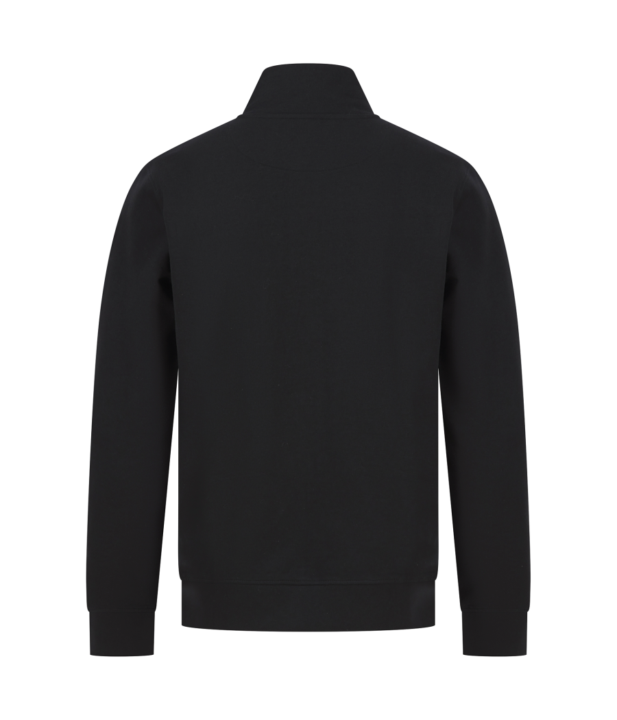 Sweat-shirt col zippé unisexe