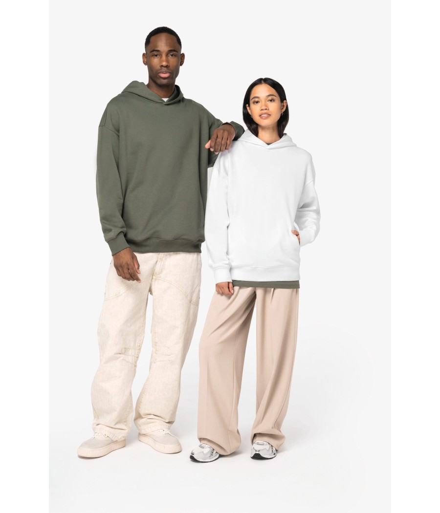 Sweat-shirt écoresponsable à capuche oversize unisexe