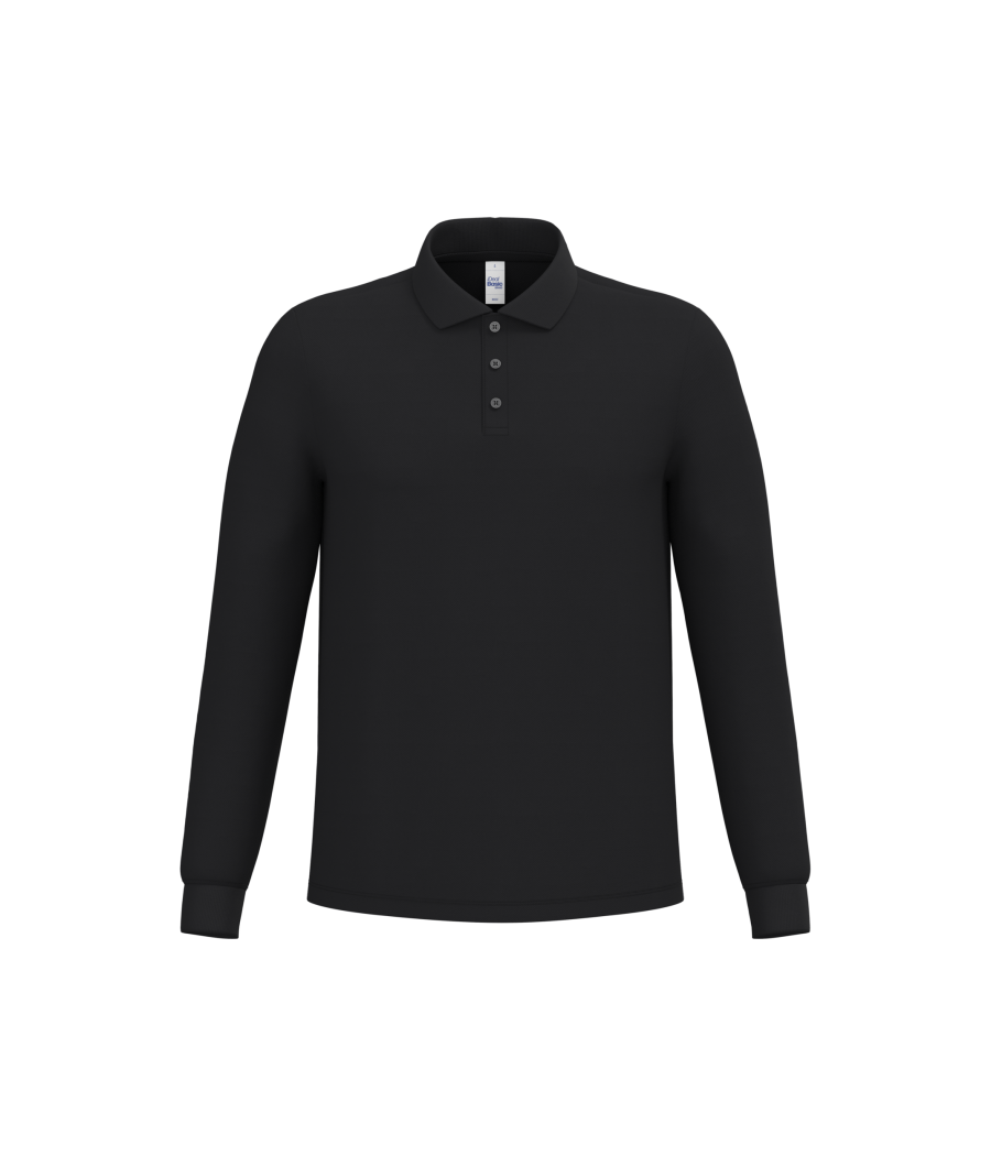 Polo piqué LSL homme