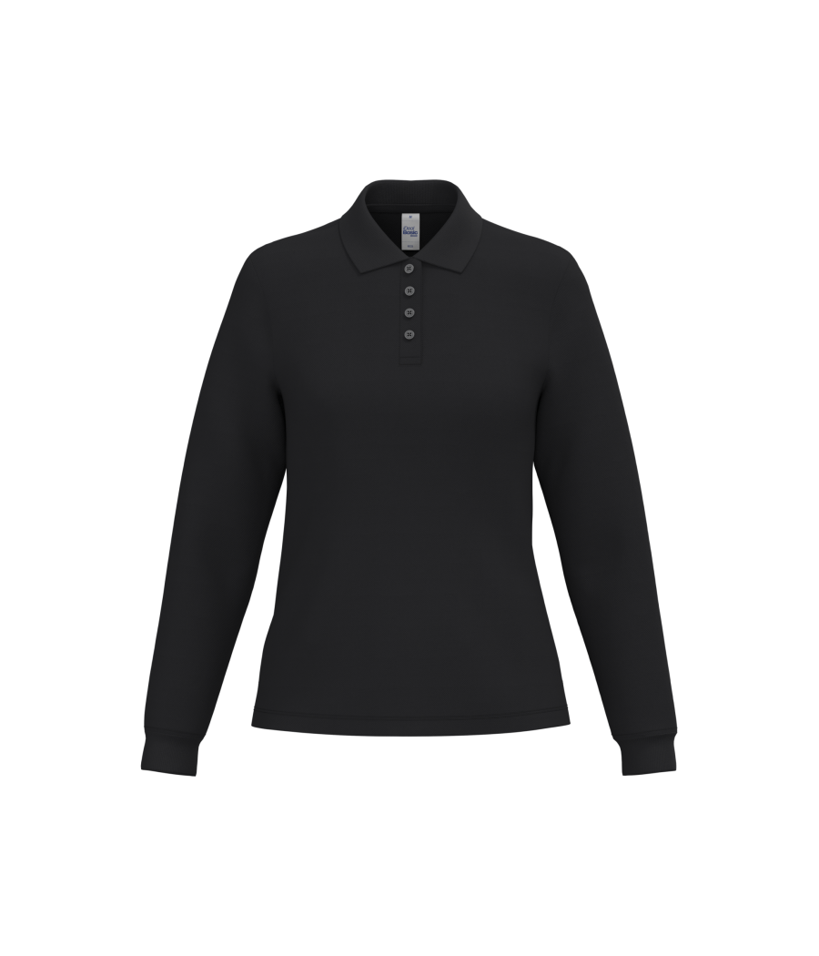 Polo piqué LSL femme