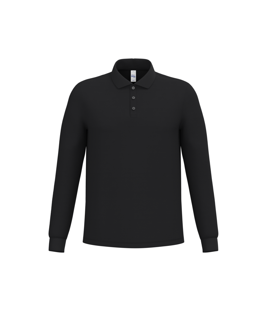 Polo piqué LSL homme