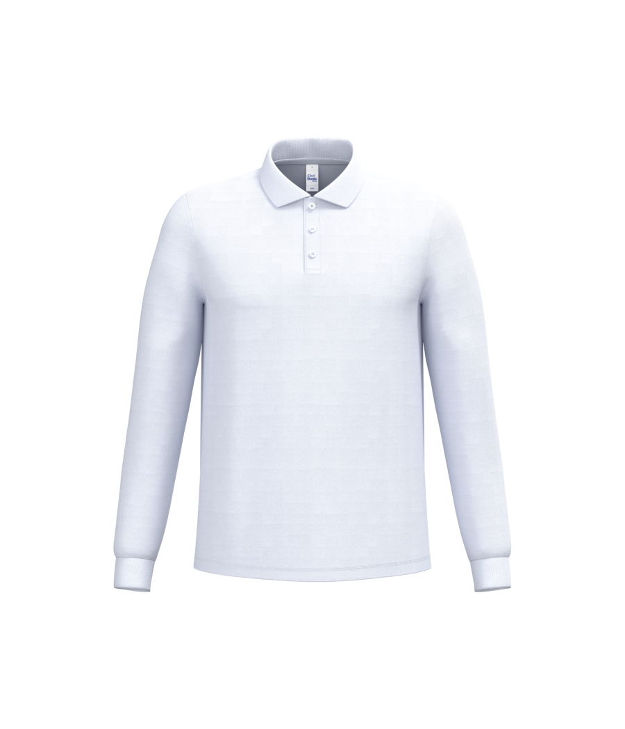 Polo piqué LSL homme