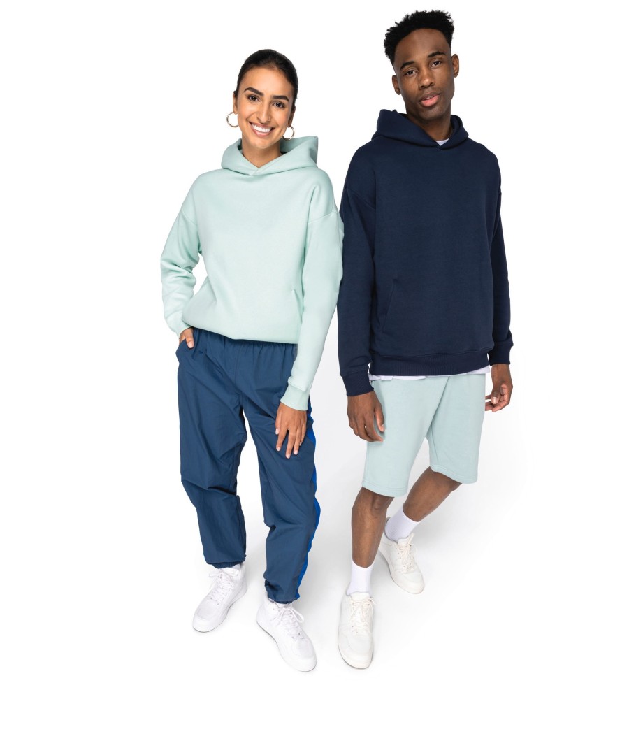 Sweat-shirt écoresponsable à capuche oversize unisexe