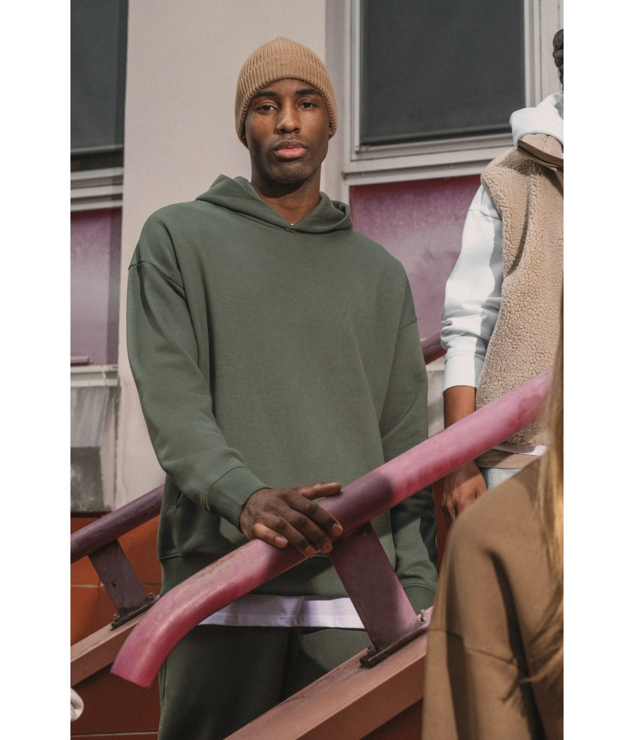 Sweat-shirt écoresponsable à capuche oversize unisexe