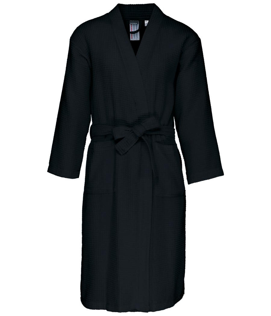 Peignoir kimono nid d'abeille