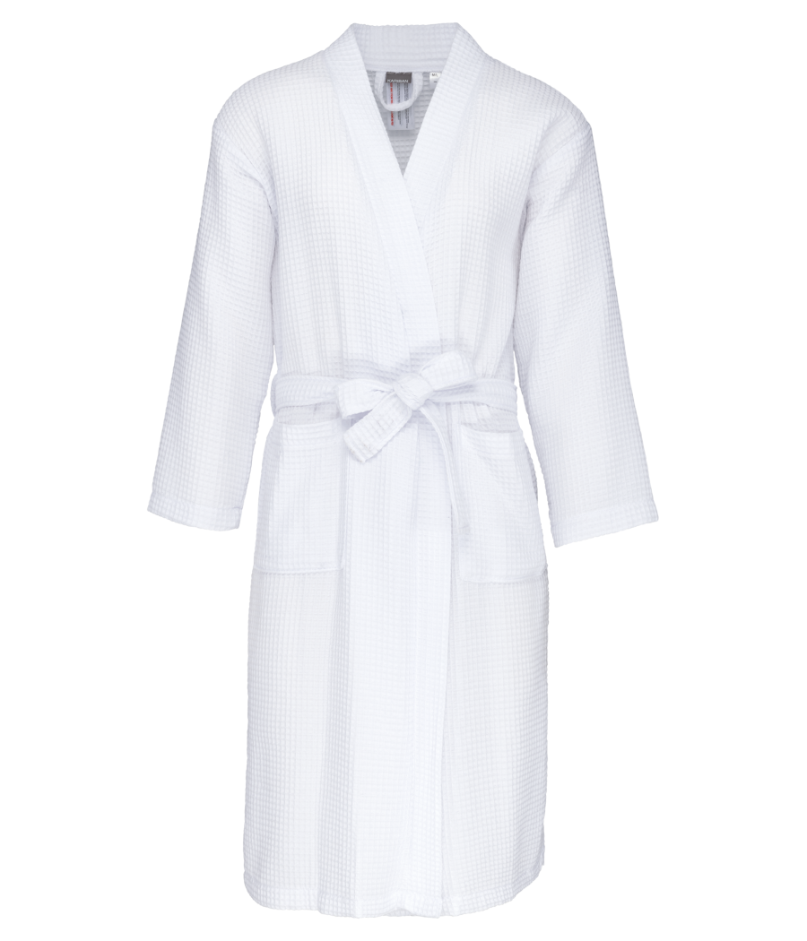 Peignoir kimono nid d'abeille