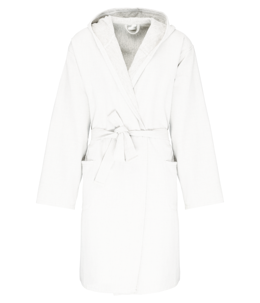 Peignoir de bain à capuche Bio