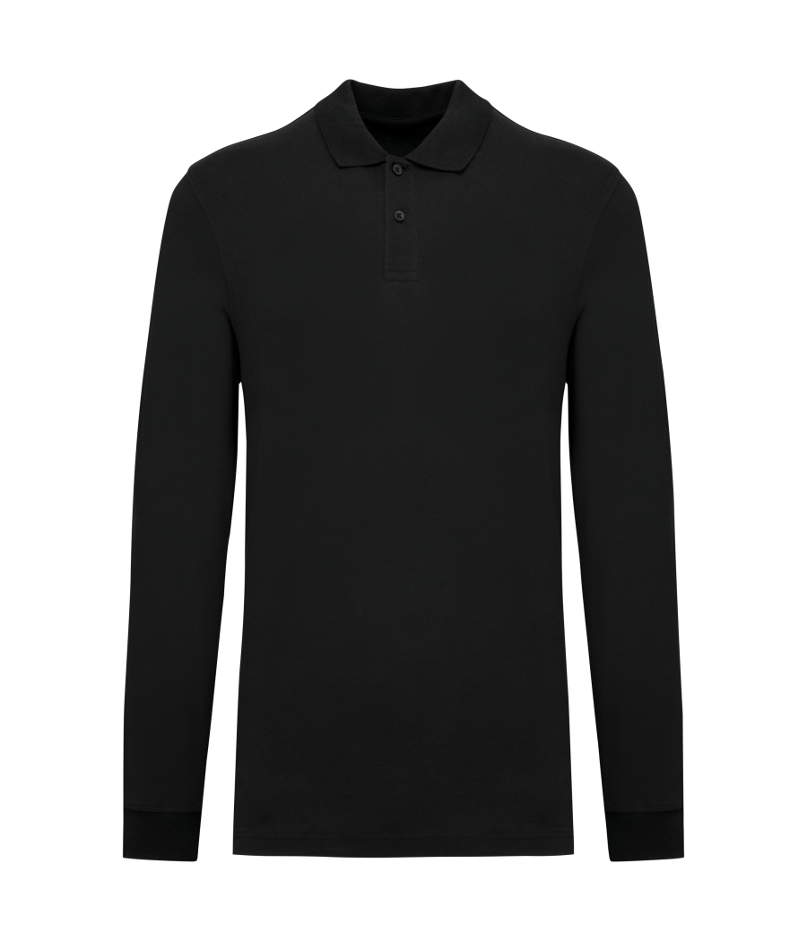 Polo piqué manches longues Bio180 homme
