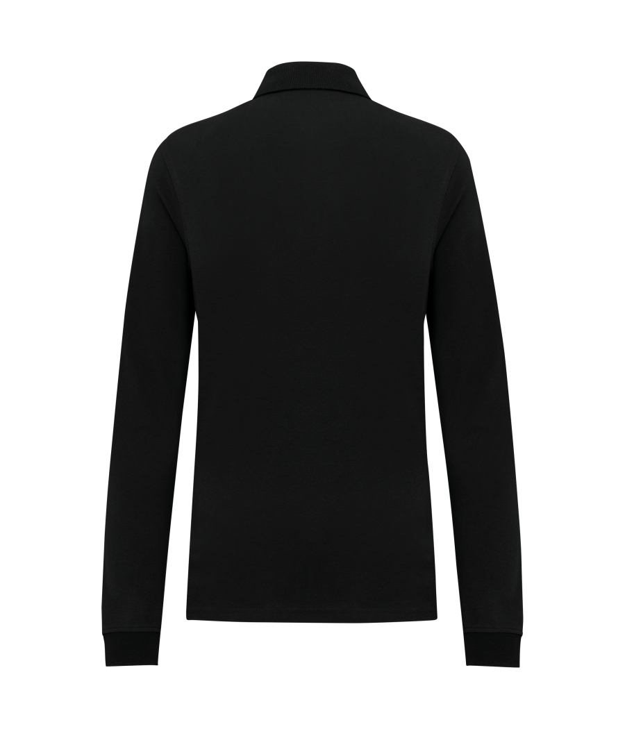 Polo piqué manches longues Bio180 femme