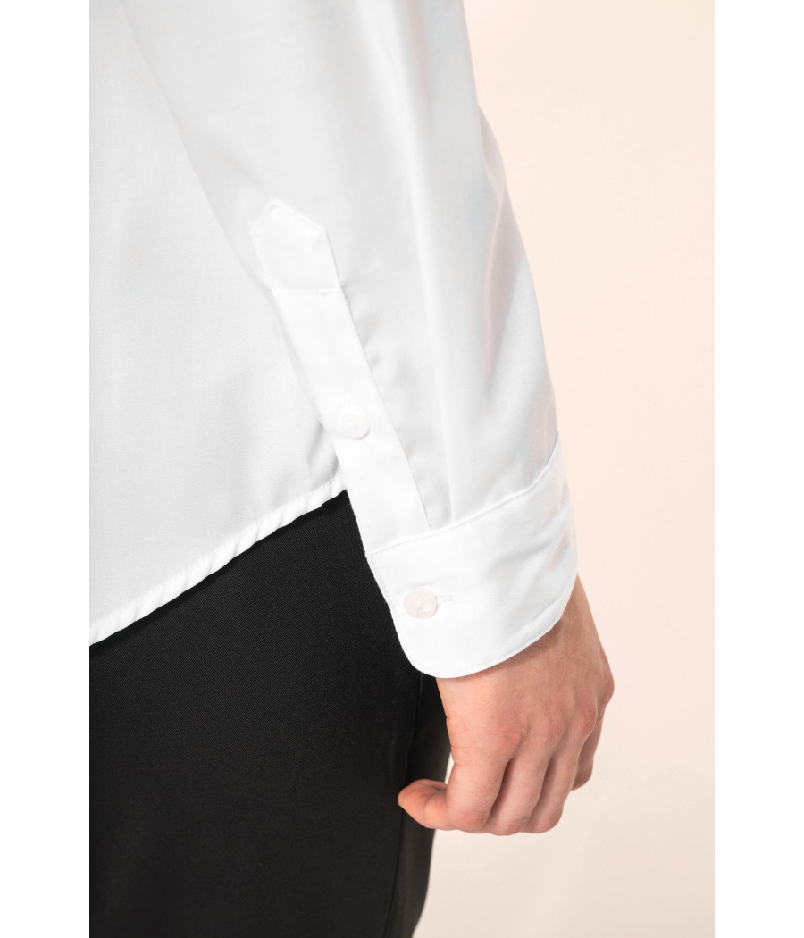 Chemise twill manches longues femme