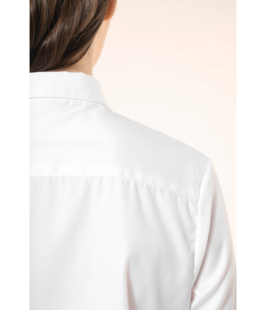 Chemise twill manches longues femme