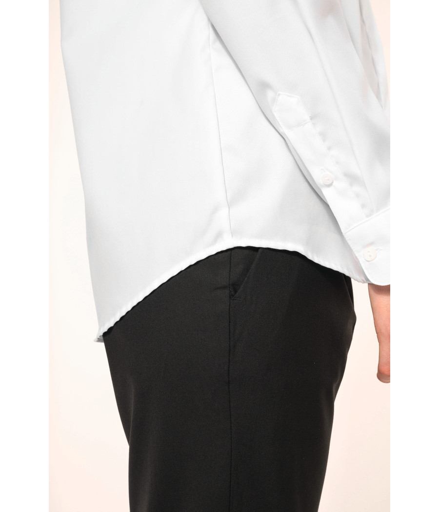 Chemise twill manches longues femme