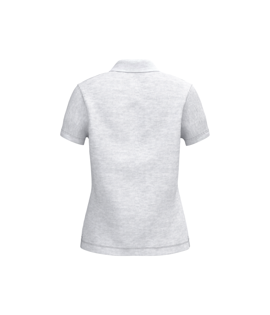 Polo piqué manches courtes femme