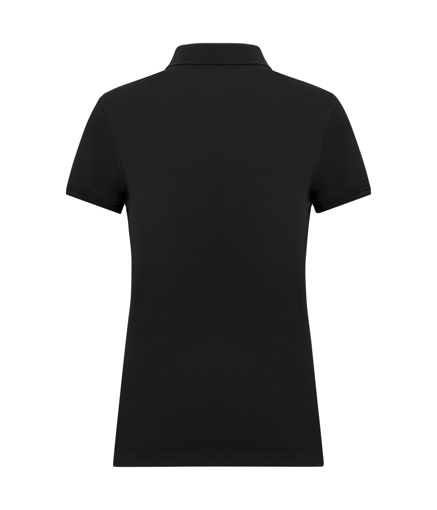 Polo piqué manches courtes femme