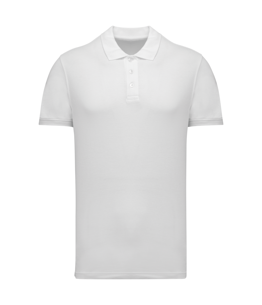 Polo piqué manches courtes homme