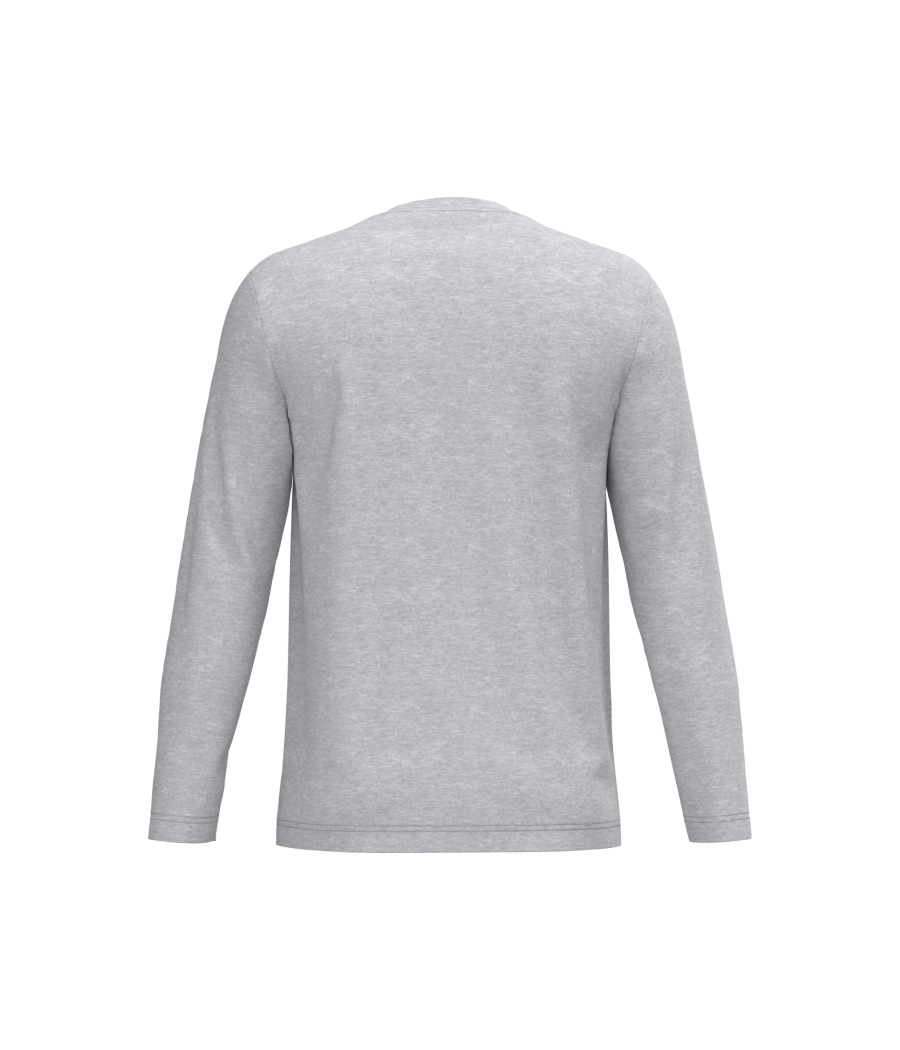 T-shirt col rond manches longues homme