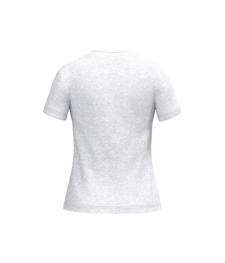 T-shirt col rond manches courtes femme