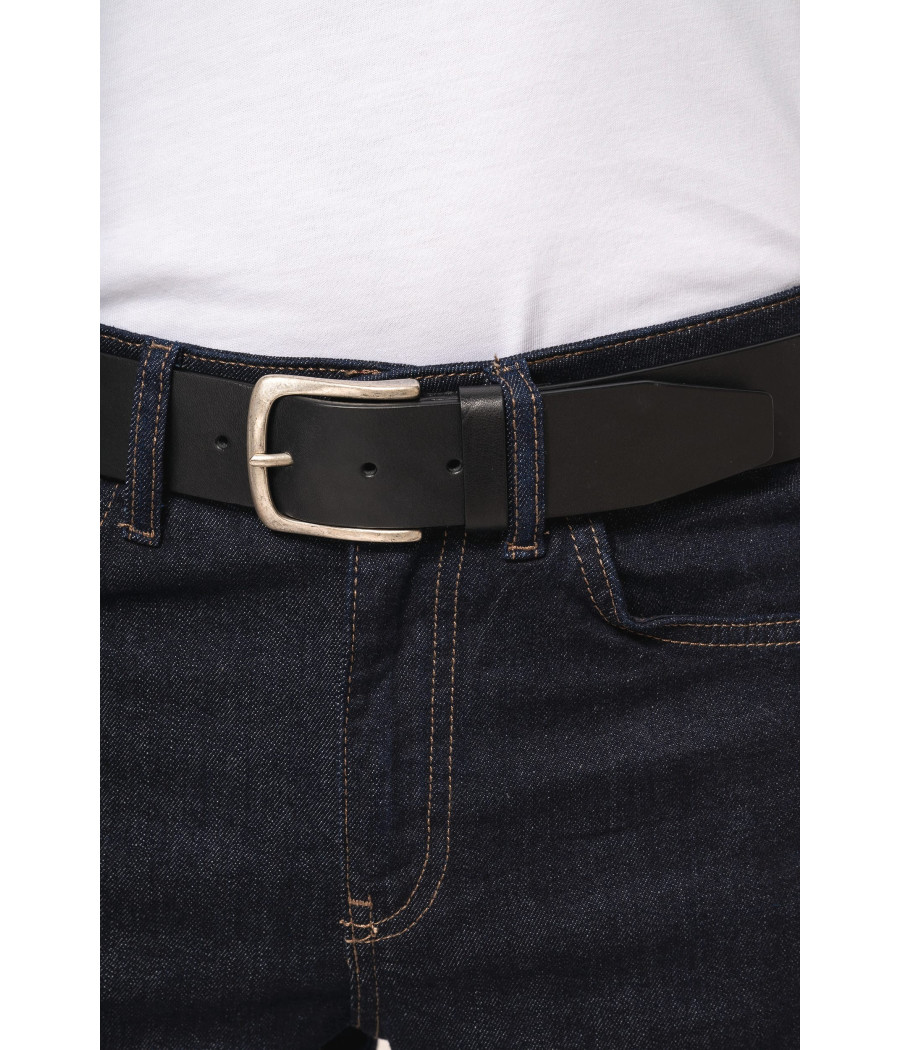 Ceinture vintage cuir homme