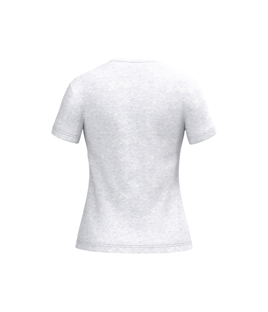 T-shirt col V manches courtes femme