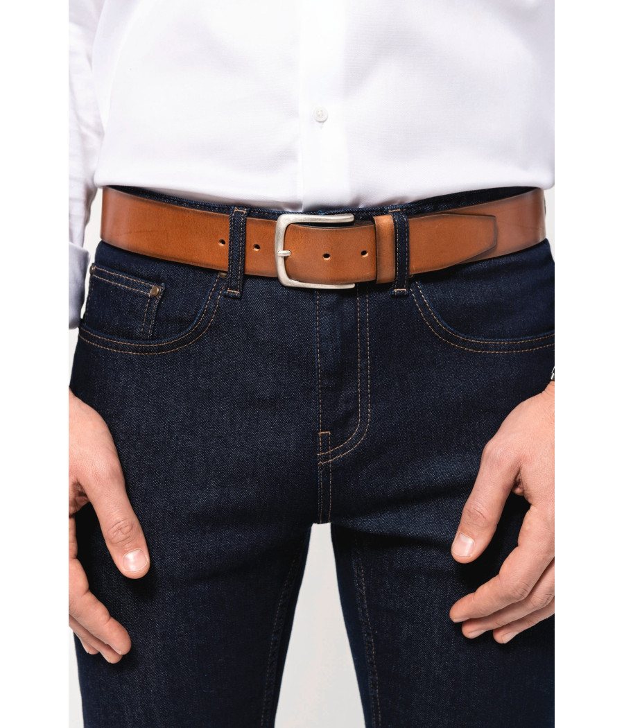 Ceinture vintage cuir homme
