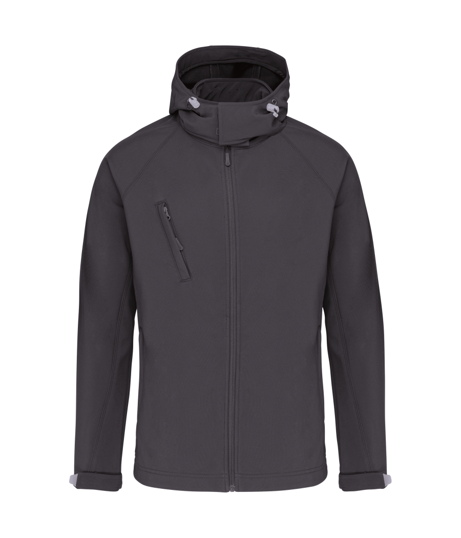 Veste softshell à capuche amovible homme