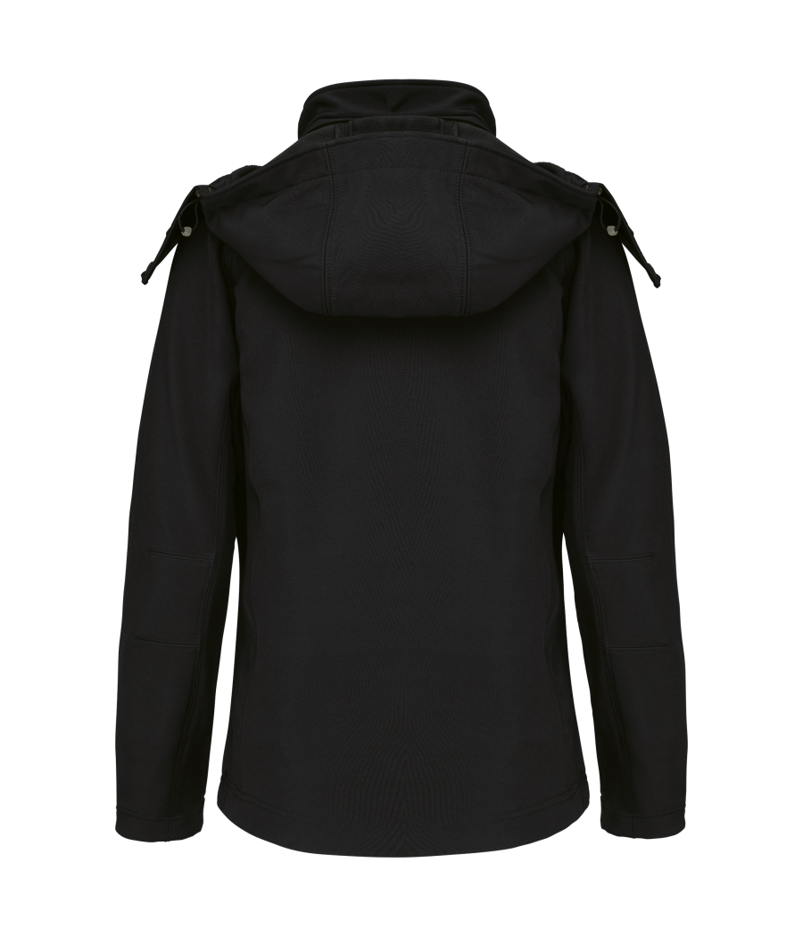 Veste softshell à capuche amovible femme
