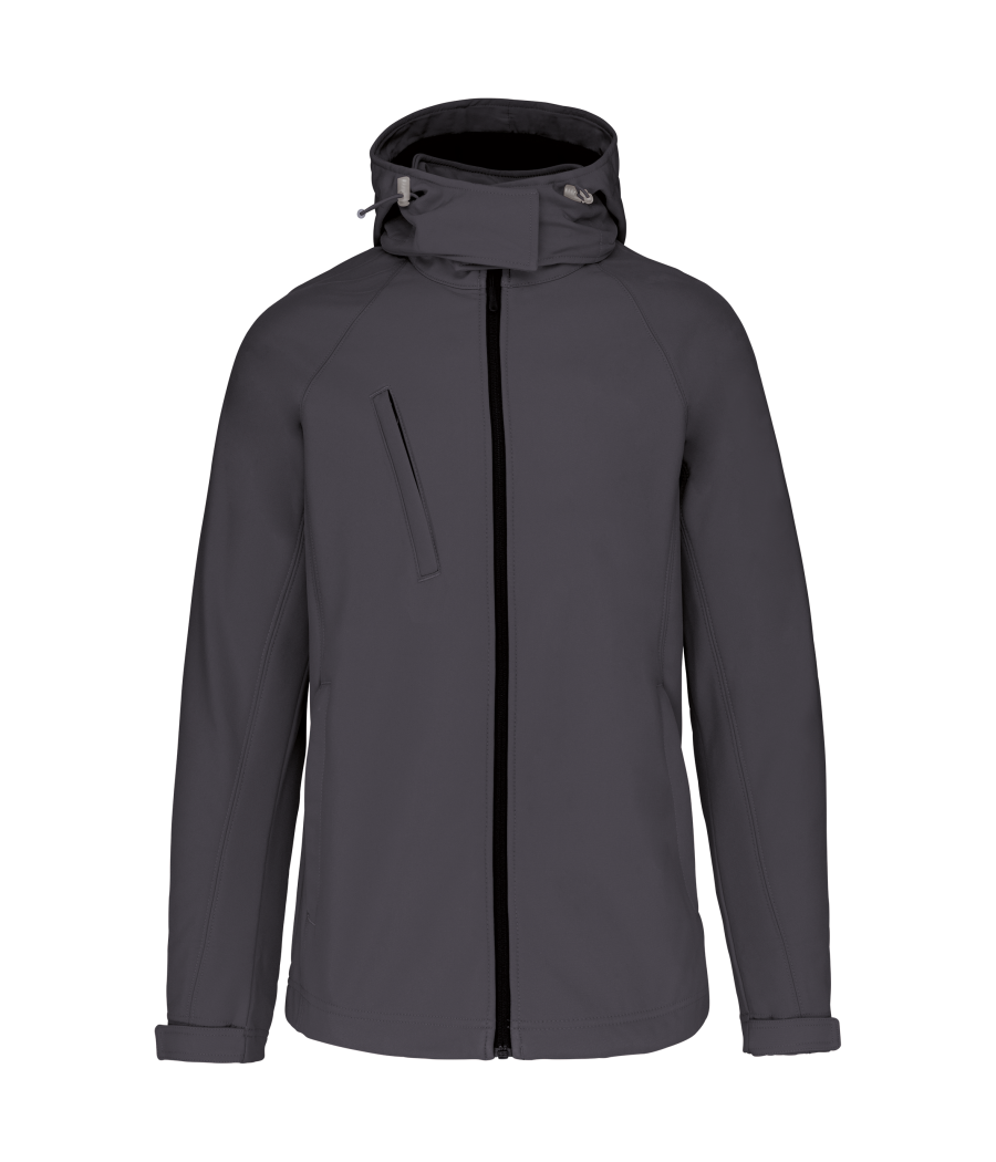 Veste softshell à capuche amovible femme